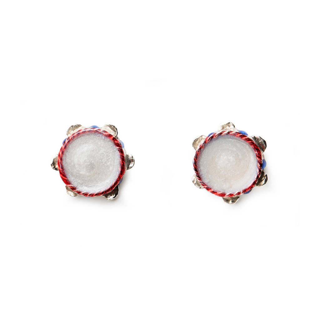 Orecchini Donna A Fiore Con Fuochi D'artificio Colorati - Gioielli Ipoallergenici, Regalo Per Mamma E Fidanzata