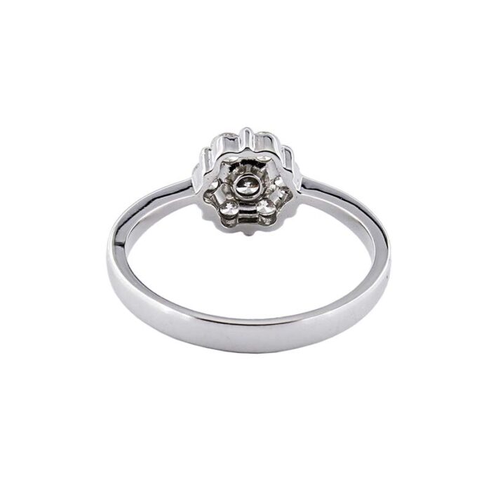 Anello Donna Solitario Multi Pietra Diamanti Naturali 0,57 ct - immagine 3