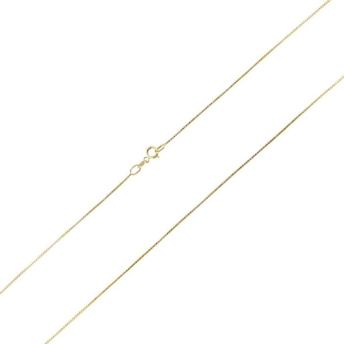 Collana Unisex in Oro Giallo 18 kt Maglia Veneziana Rotonda Laser  50 cm - immagine 2