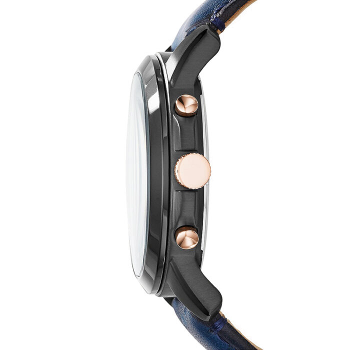 Orologio Uomo Fossil Grant Cronografo 44 mm Pelle Blu FS5061 - immagine 3