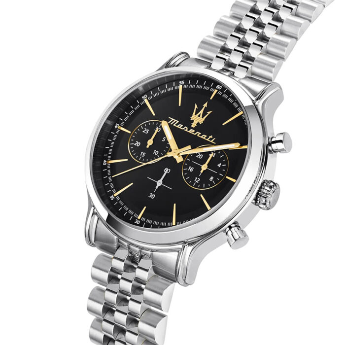 Orologio Uomo Maserati Epoca Cronografo Acciaio Nero R8873618017 - immagine 3