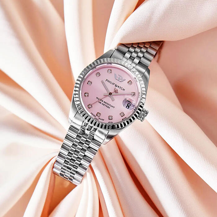 Orologio Donna Philip Watch Caribe Diamanti Rosa 31 mm R8253597639 - immagine 3