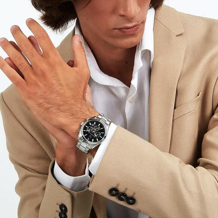 Orologio Uomo Maserati Attrazione Cronografo Acciaio R8853151010 - immagine 2