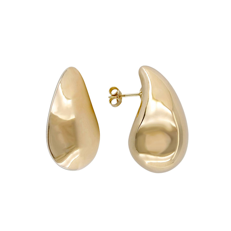POPLYKE Orecchini Donna Goccia In Argento 925 Con Pietra Di Luna Sintetica