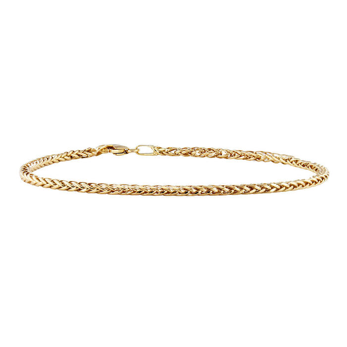 Bracciale In Oro Giallo 18 kt Maglia Spigona 19 cm - immagine 3