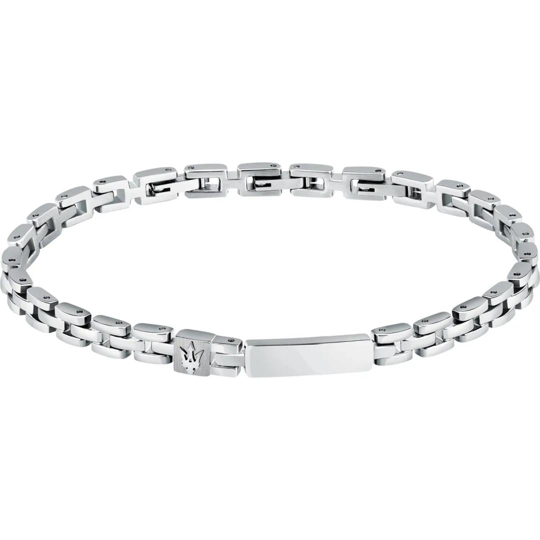 Bracciale Uomo Maserati Iconic Acciaio JM324AVD57-Fichera Preziosi Bracciale Uomo Maserati Iconic Acciaio JM324AVD57 - immagine 1