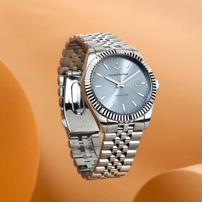 Orologio Uomo Lucien Rochat Bienne Acciaio Grigio R0453124007 - immagine 6