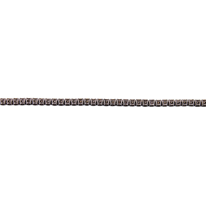 Bracciale Tennis Oro Brunito 18 kt e Diamanti Brown da 3,02 ct - immagine 4