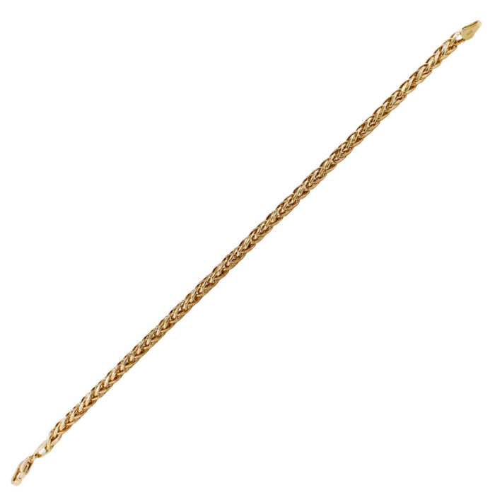 Bracciale In Oro Giallo 18 kt Maglia Spigona 19 cm - immagine 4