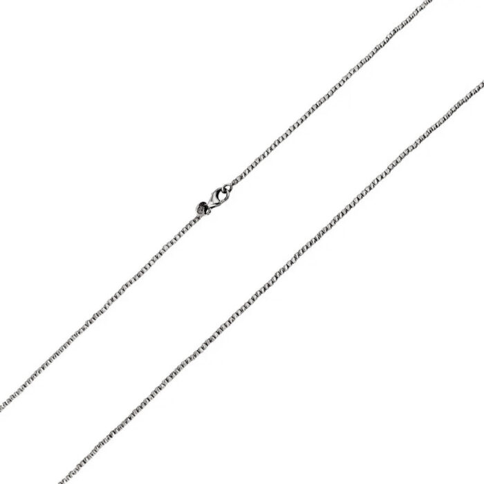 Collana Donna Sfere Diamantate Oro Bianco 18 kt 45 cm - immagine 2