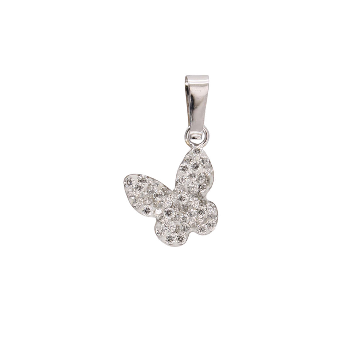 S.ROMZA Collana Donna Con Ciondolo A Farfalla In Cubic Zirconia, Placcata Oro, Ipoallergenica, Regalo Romantico In Scatola Regalo