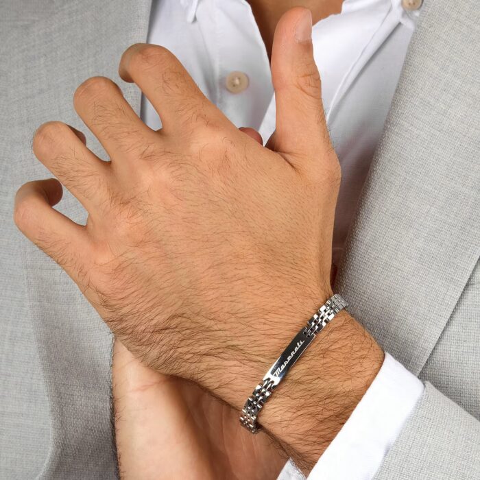 Bracciale Uomo Maserati Iconic Acciaio JM424AVD65 - immagine 2