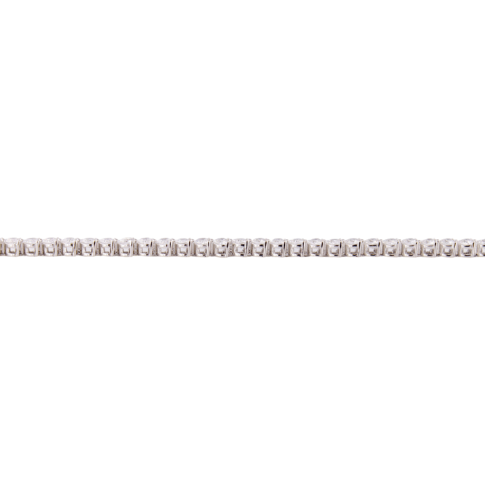 Bracciale Tennis Donna in Argento 925 con Zirconi Taglio Cuore - immagine 4