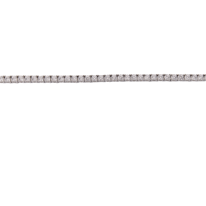 Bracciale Tennis Classico in Argento 925 con Zirconi da 2 mm - Unisex - immagine 2