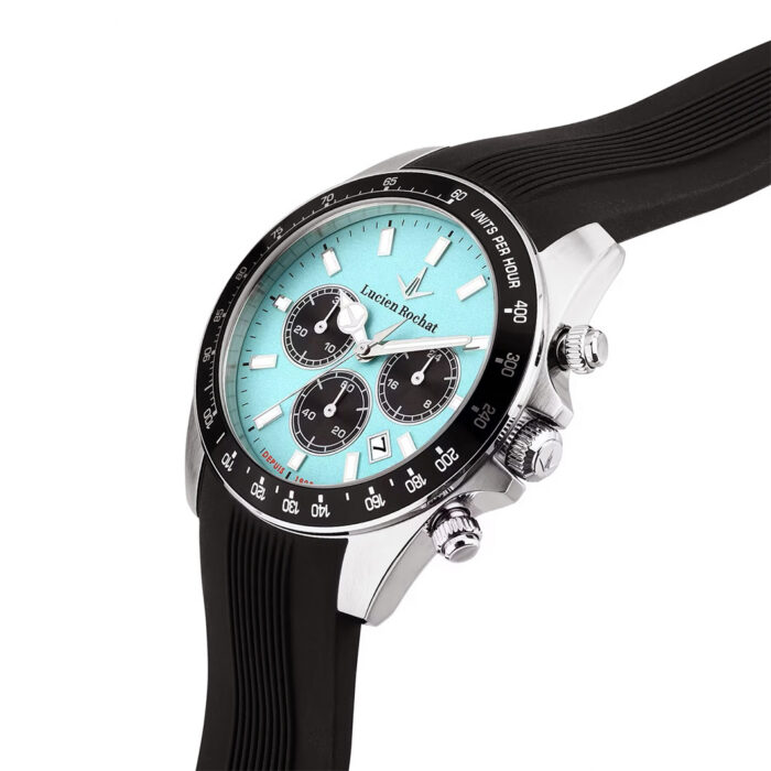 Orologio Uomo Lucien Rochat Lèman Cronografo Turchese R0471617005 - immagine 3