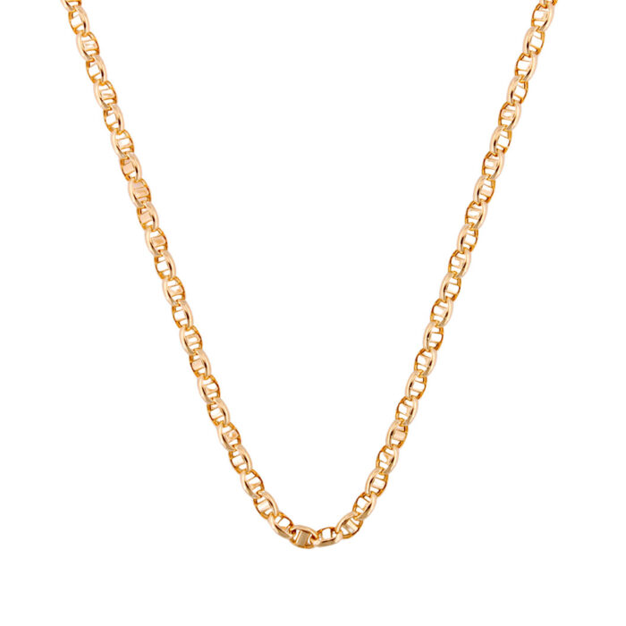Collana Oro Giallo 18 kt Maglia Marinara Rolò 50 cm - immagine 4