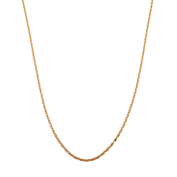 Collana Oro Giallo 18 kt Maglia Marinara Rolò 50 cm - immagine 3