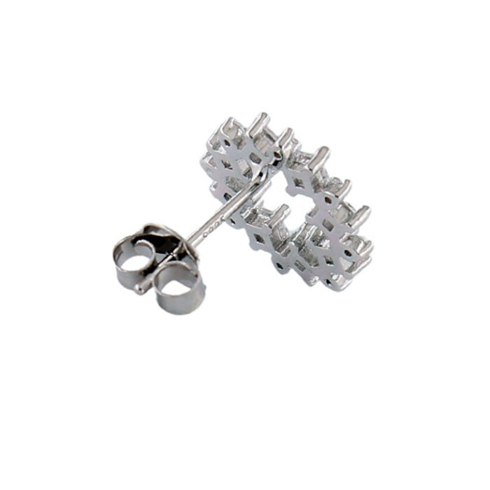 Orecchini Donna in Argento 925 con Zirconi Princess - immagine 4