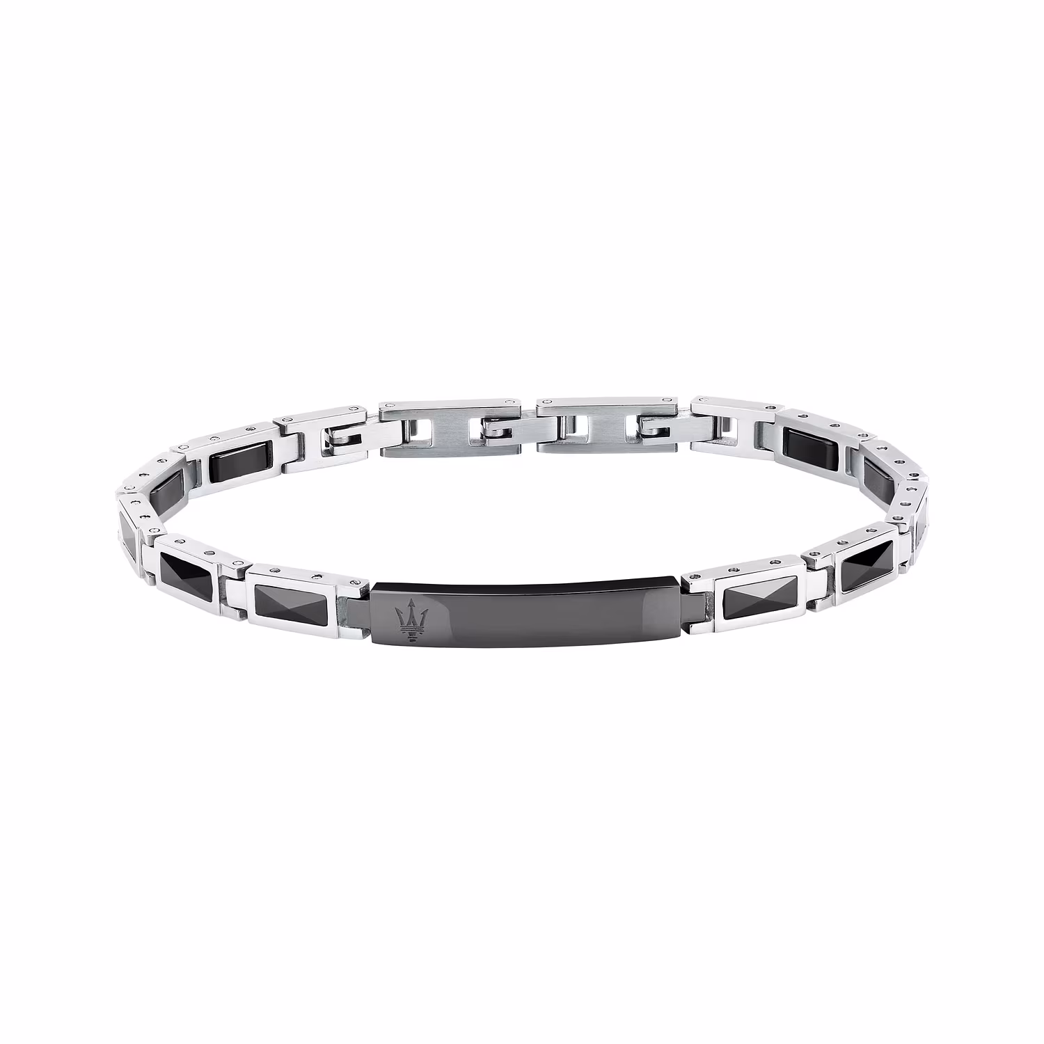Bracciale Uomo Maserati Acciaio e Ceramic Nero JM226ATZ79 Bracciale Uomo Maserati Acciaio e Ceramic Nero JM226ATZ79 - immagine 1