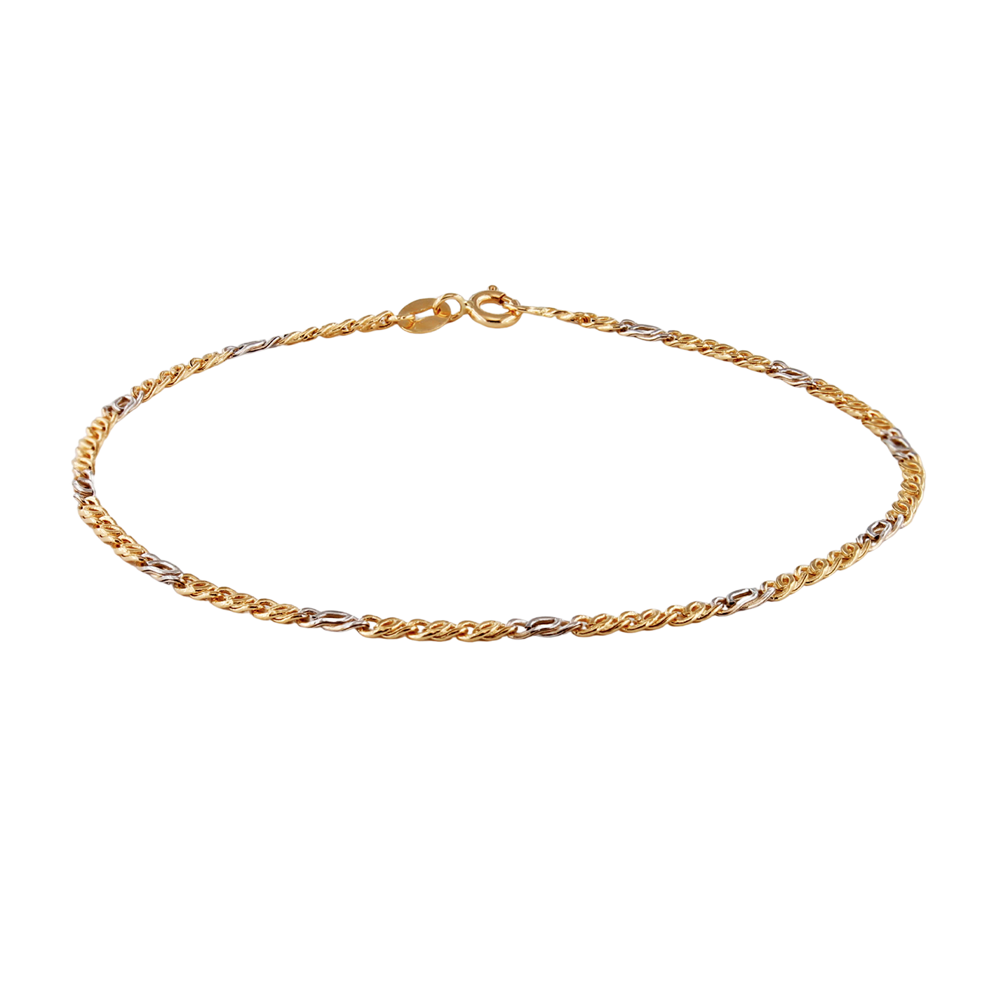Bracciale Uomo Donna Maglia moderna in Oro giallo 18 kt-Fichera Preziosi Bracciale Uomo / Donna Maglia moderna in Oro giallo 18 kt - immagine 1